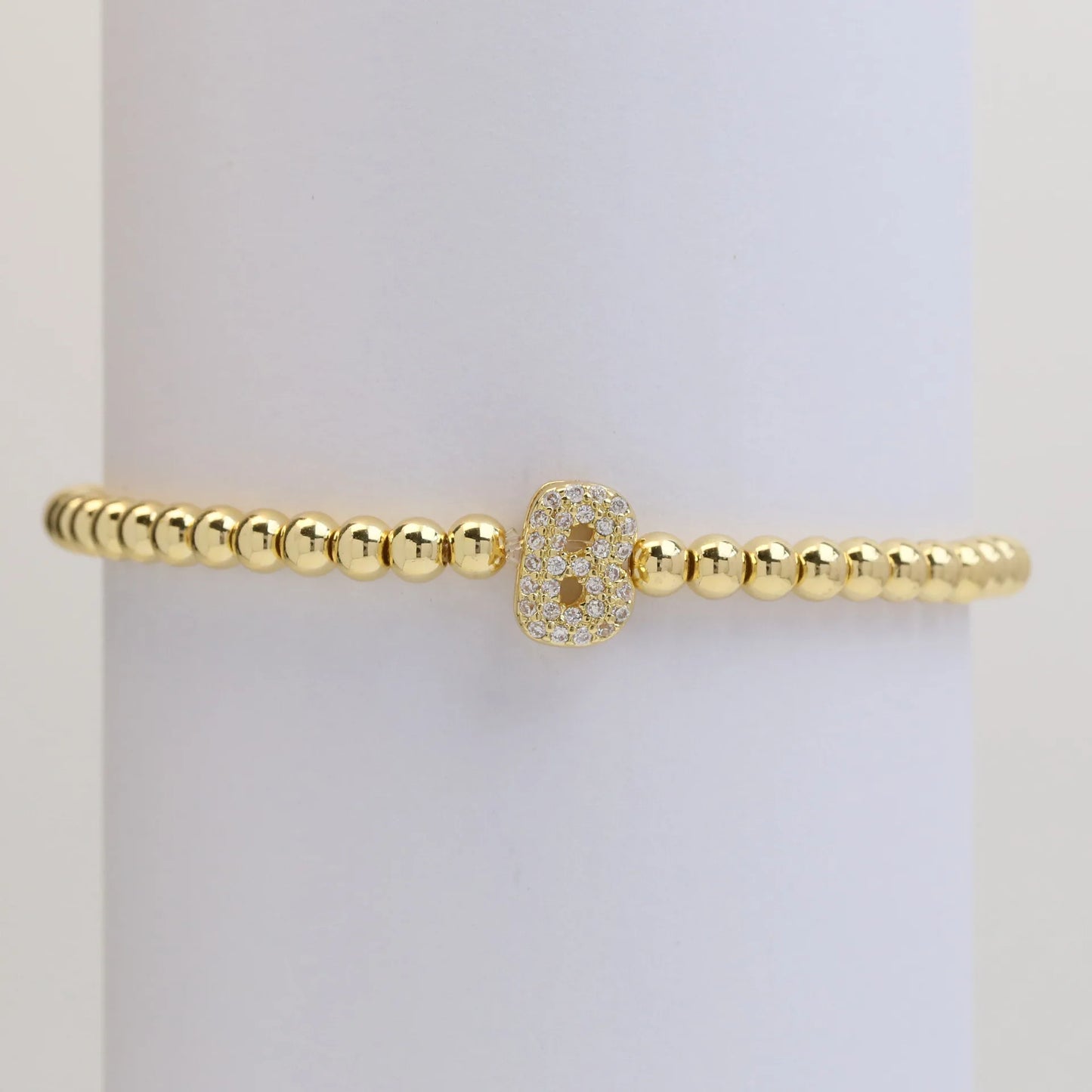 Classic Fashion Zircon Letter Charm Women Bracelet Luxury A-Z Initials Adjustable Chain Bracelet For Women Jewelry Gift