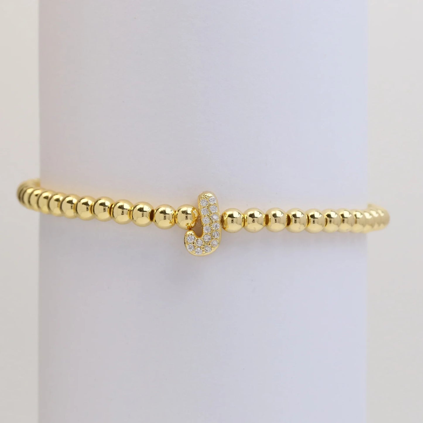 Classic Fashion Zircon Letter Charm Women Bracelet Luxury A-Z Initials Adjustable Chain Bracelet For Women Jewelry Gift